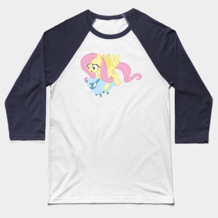 Fluttershy saving a tiny ewe 1 Baseball T-Shirt